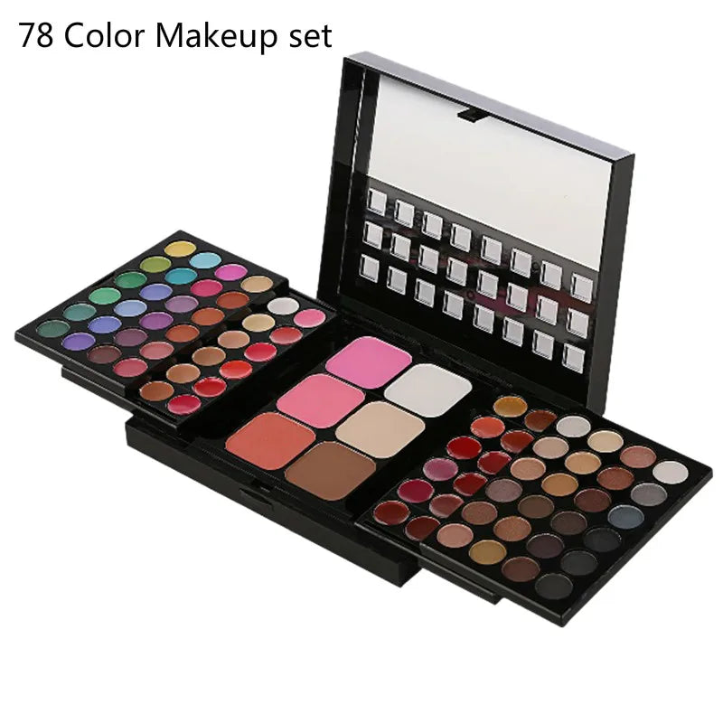 Makeup Set Box For Women Combination Matte Eyeshadow Eye Shadow Lipstick Eyeliner Concealer Powder Maquiagem With Aluminum Box