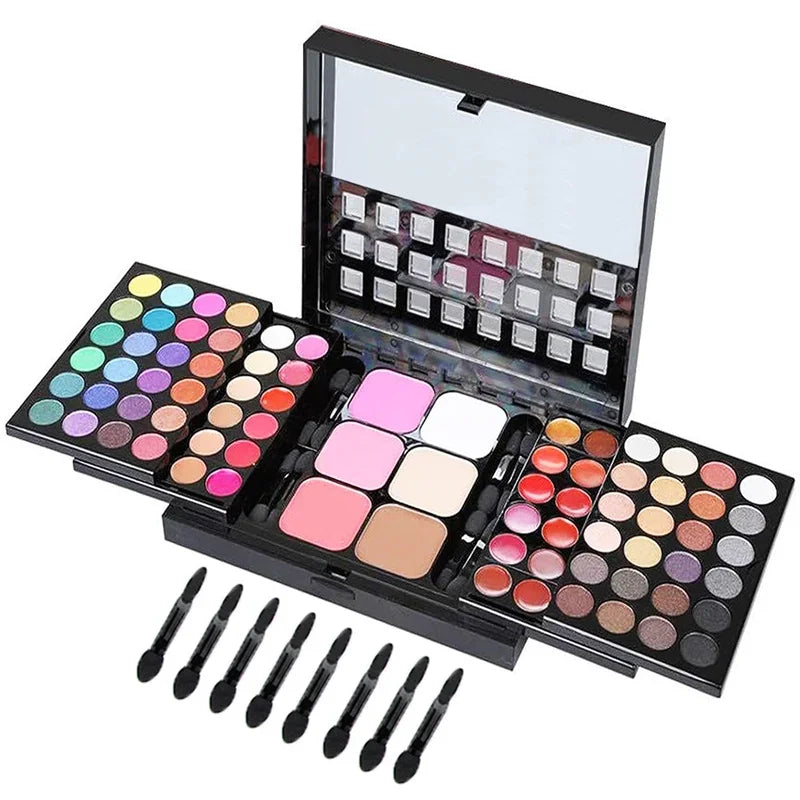 Makeup Set Box For Women Combination Matte Eyeshadow Eye Shadow Lipstick Eyeliner Concealer Powder Maquiagem With Aluminum Box