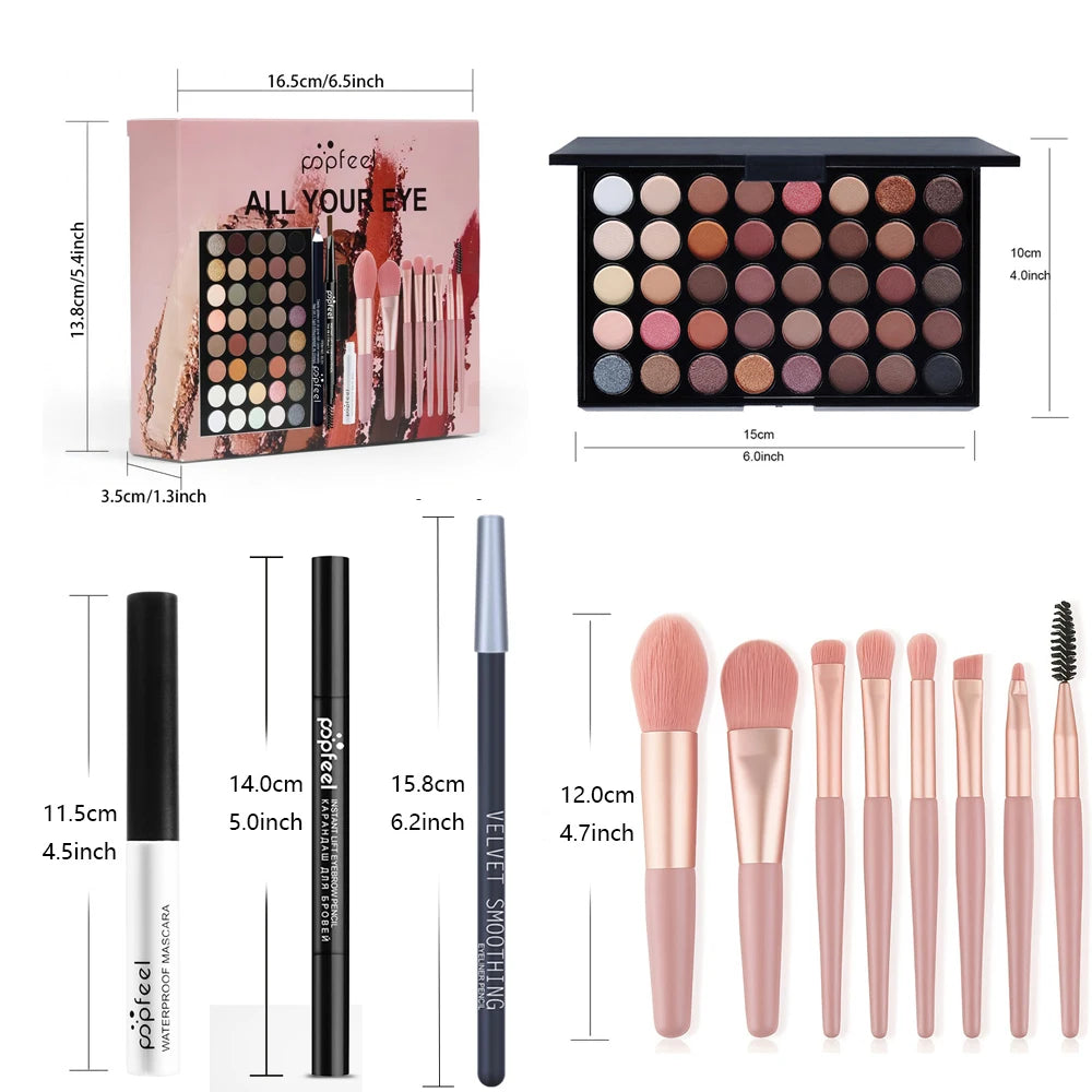 Makeup Kit All In One Makeup Kit,Multipurpose Makeup Set Full Makeup Essential Starter Kit for Beginners Or Pros Makeup Gift Set